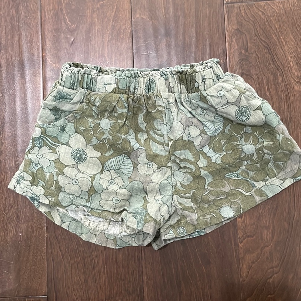 Cotton On Olive Floral Shorts